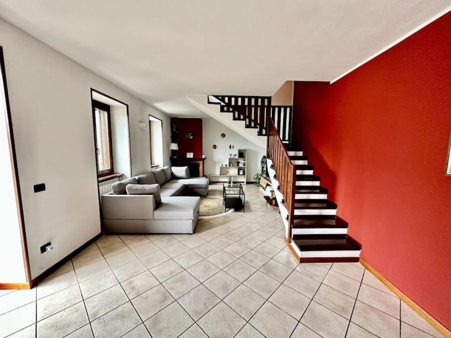 3Br Villetta Con Panoramica Sul Lago Nesso Buitenkant foto