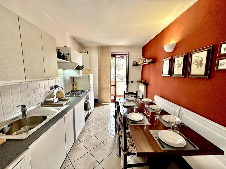 3Br Villetta Con Panoramica Sul Lago Nesso Buitenkant foto