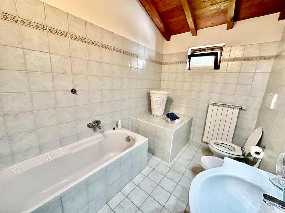 3Br Villetta Con Panoramica Sul Lago Nesso Buitenkant foto