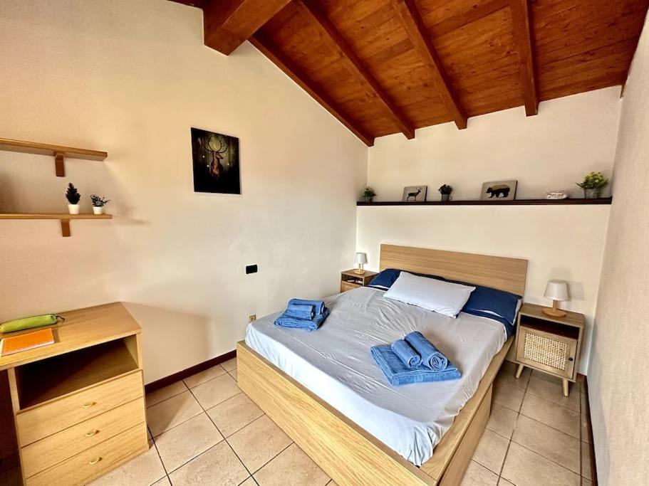 3Br Villetta Con Panoramica Sul Lago Nesso Buitenkant foto